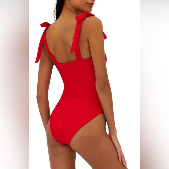 Beach Riot Sydney Belted One - Piece Swimsuit, Large , $168 - Picture 4 of 6